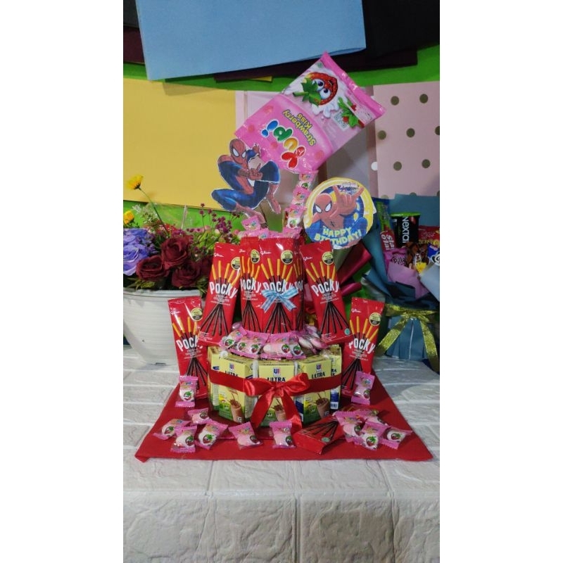 

KUE ULTAH SNACK (karakter custom)