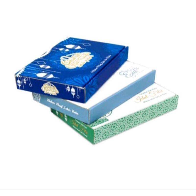 

Box 38×26×5.5 cm (KuKer Toples 250gr isi 6) Kardus/Karton/Kue Kering/hampers/idul fitri/eid mubarak