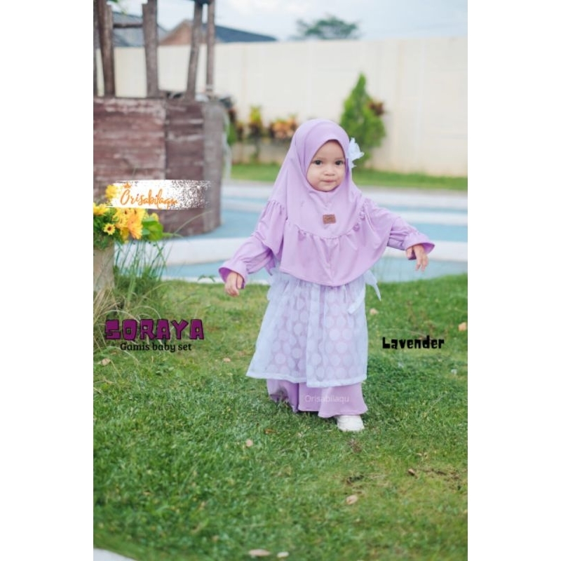 Gamis Baby Soraya SMLXL (6 bulan - 2 Tahun)