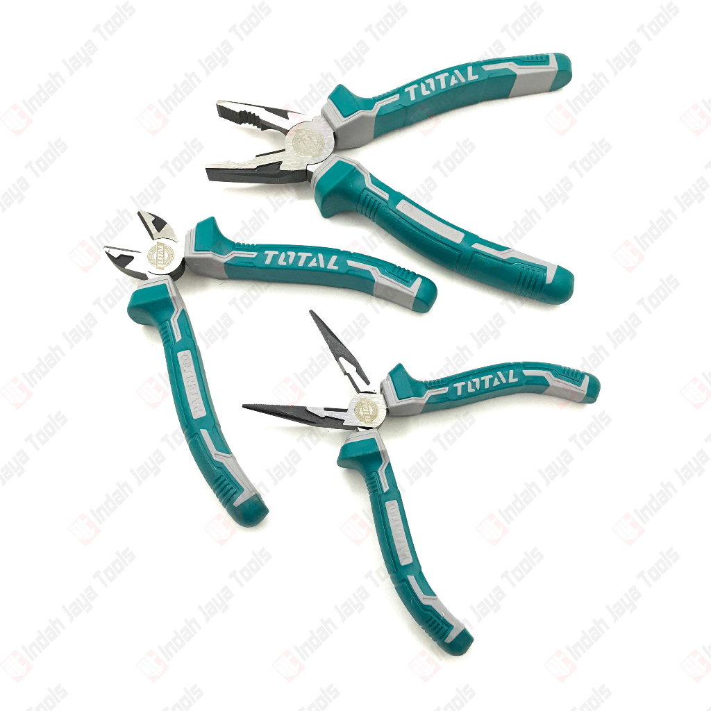 TOTAL THT2K0301 Tang Set 3 Pcs Kombinasi Potong Lancip - Pliers Set