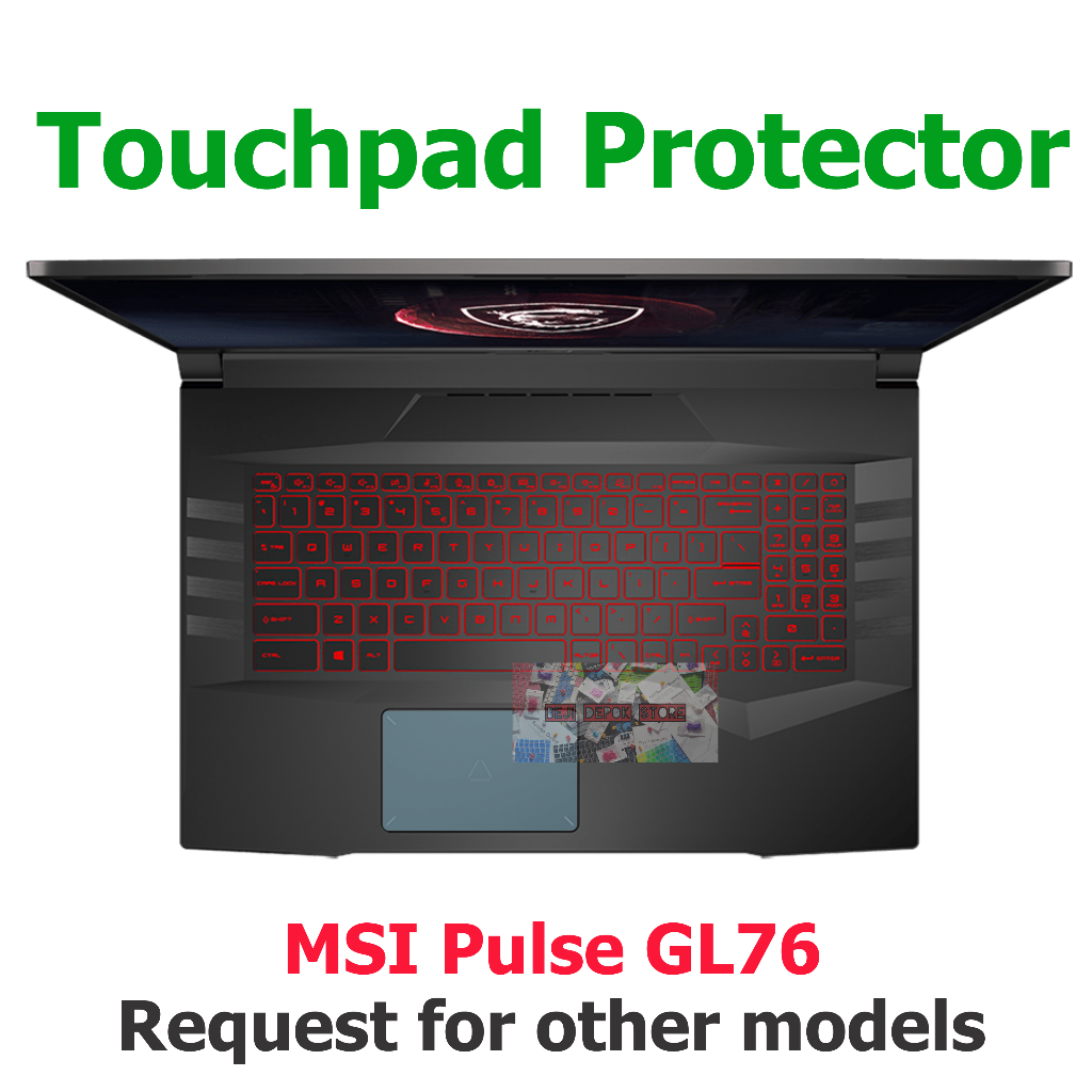 Touchpad Trackpad Protector MSI Pulse GL76