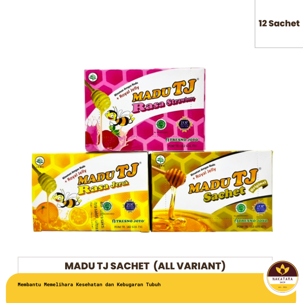 

MADU TJ SACHET 1 BOX ISI 12 SACHET ALL VARIANT