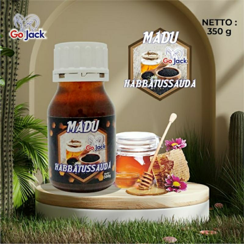 

Madu Habbatussauda (jintan hitam) Go Jack kemasan 350g