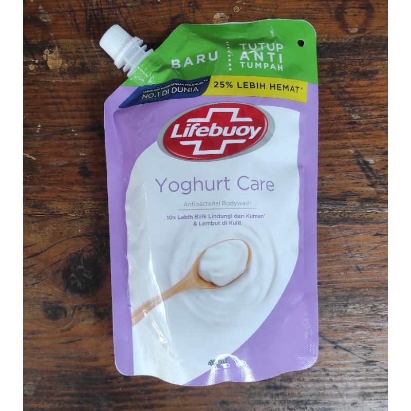 LIFEBUOY Sabun Mandi Cair Liquid Shiso &amp; Mineral Clay / Yoghurt Care 450ml