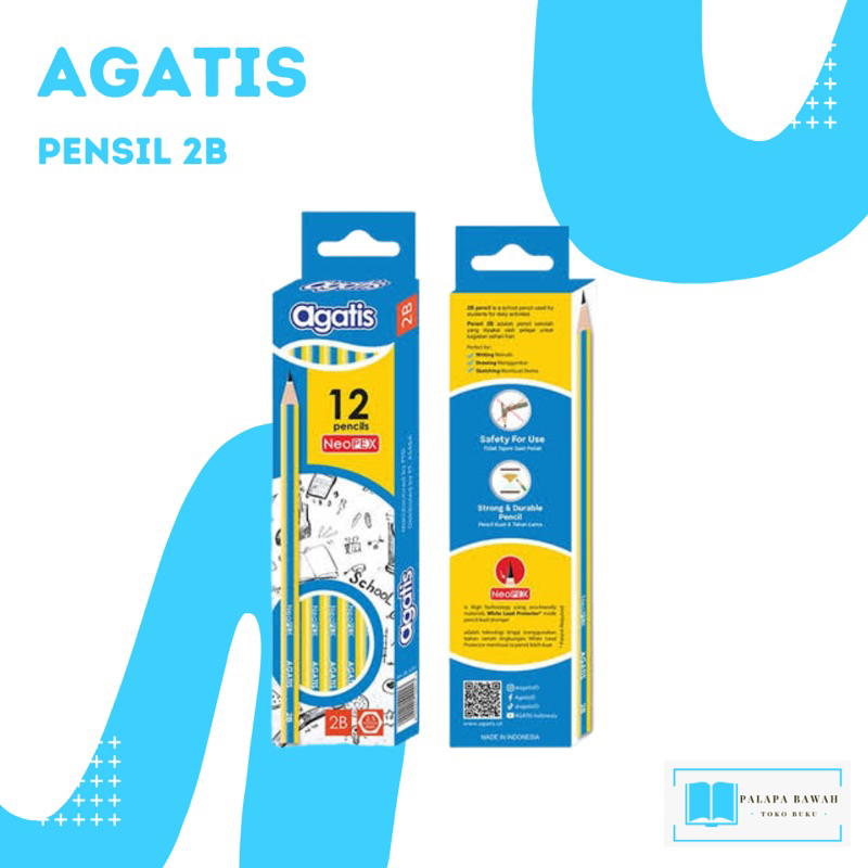 

AGATIS PENSIL 2B STRONG AND DURABLE PENCIL