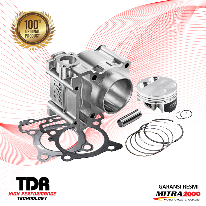 TDR Ceramic Cylinder Block Assy / Bore Up for N-Max / Aerox (NVX) 155
