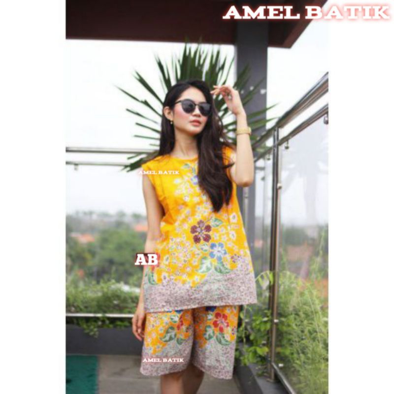 SETELAN BATIK UNGGUL JAYA || SETELAN BATIK CELANA PENDEK