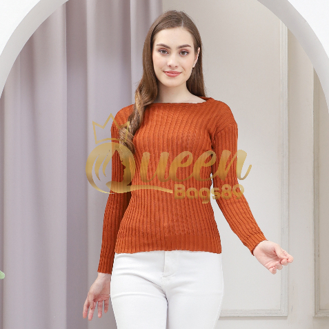 Queenbags89 baju outfit cewek baju atasan wanita baju Rajut Inner Rajut Nadfa