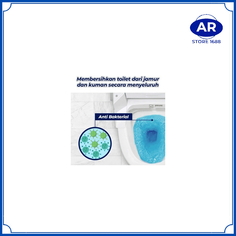 AR tablet BIRU KLOSET PEMBERSIH TOILET CLOSET sabun KUMAN penyegar BAGUS wc sibiru si anti bau blue