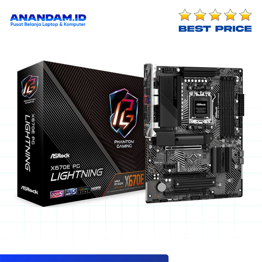 Motherboard ASRock B650E X670E PG LIGHTNING ATX AMD AM5 DDR5