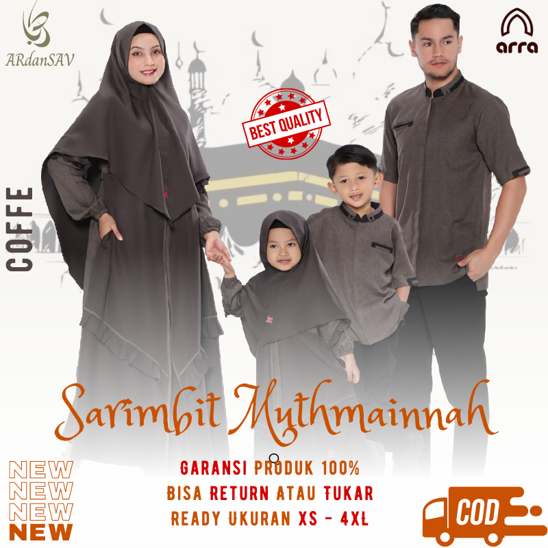 Sarimbit 2024 Terbaru Gamis Couple Pasangan Baju Couple Keluarga Gamis Jumbo ld120 ld 130 Lebaran 20