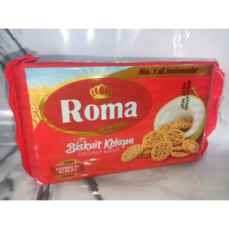 

BISKUIT ROMA KELAPA COCONUT BISCUIT RASA KELAPA 300GR