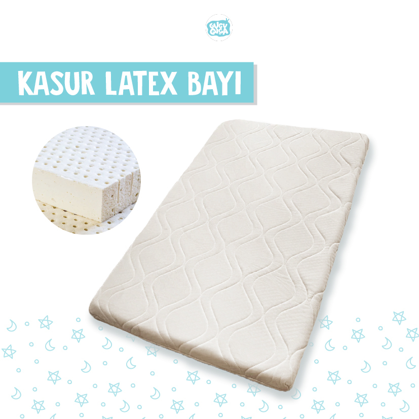 [CLEARANCE SALE] GUGUGAGA - Baby Latex Mattress | Kasur Busa Matras Latex Bayi