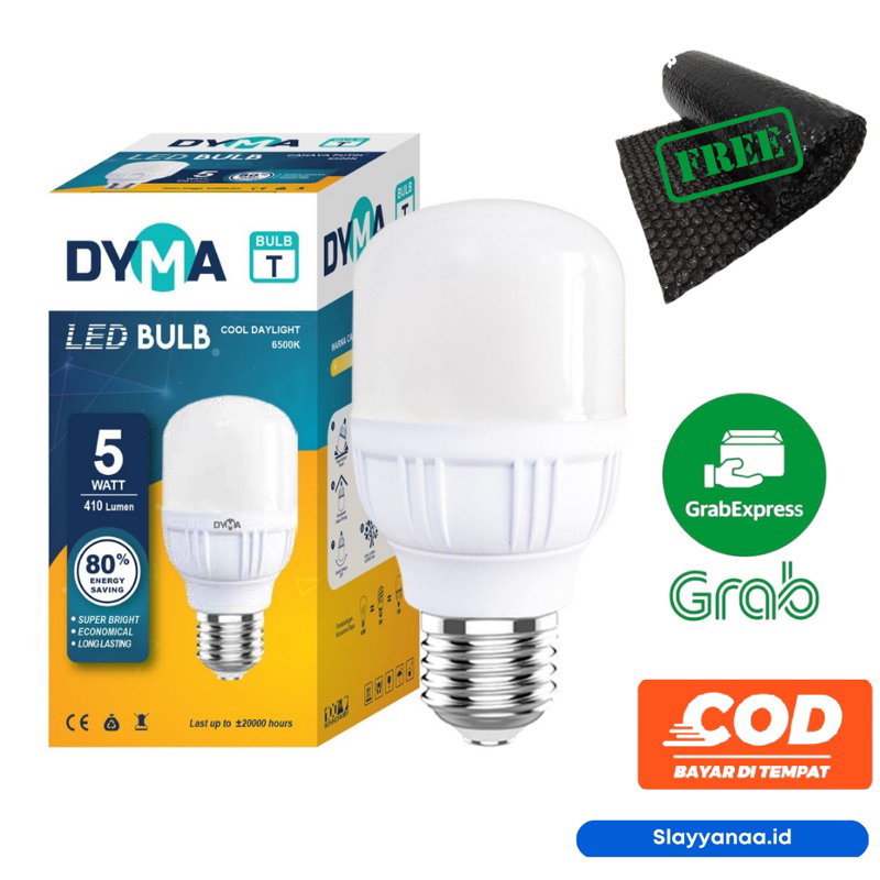 LED 5W DYMA TABUNG | LED BULB TABUNG HEMAT ENERGY