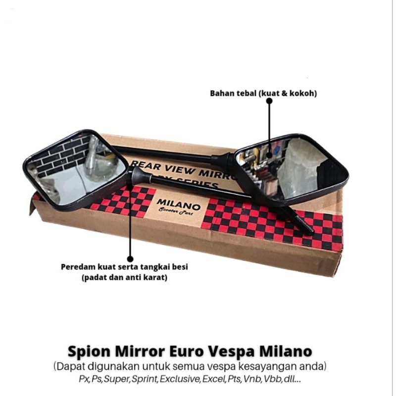 SPION EURO VESPA ORIGINAL MILANO RMS ITALY