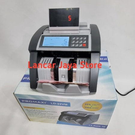 Mesin Hitung Uang/ Penghitung Uang Promaxi LD22VM Money Counter Promaxi LD22VM