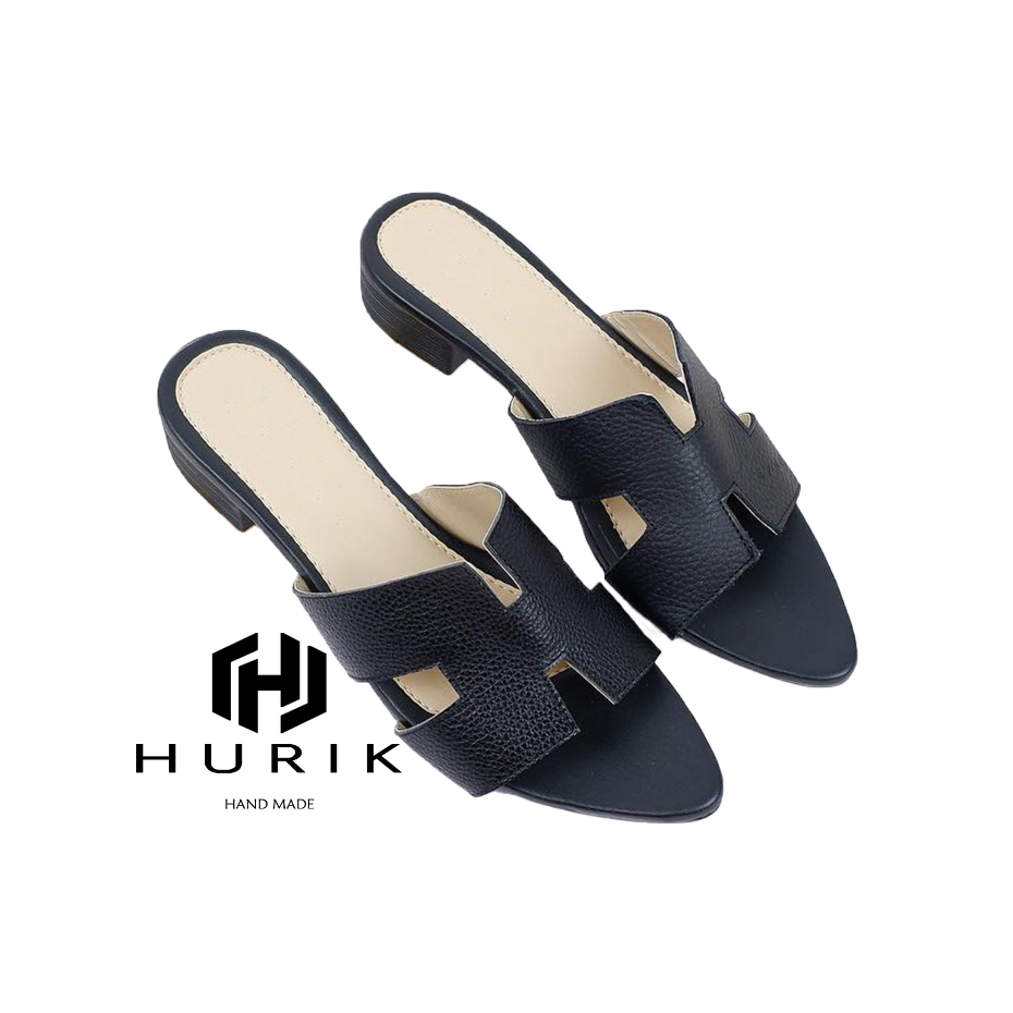 Hurik.handmade / Sandal Kulit Wanita / Sandal Kulit Garut / Heels 3cm