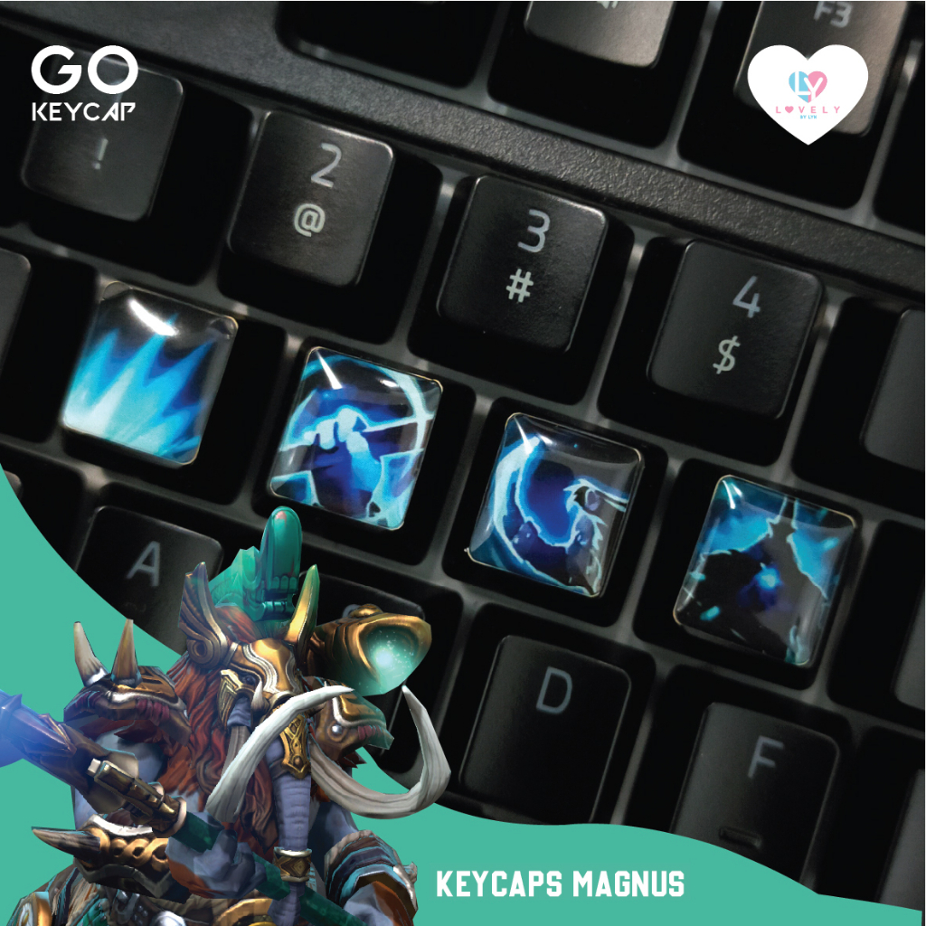 Keycaps PBT Dota 2 Magnus Ability | GO KEYCAPS