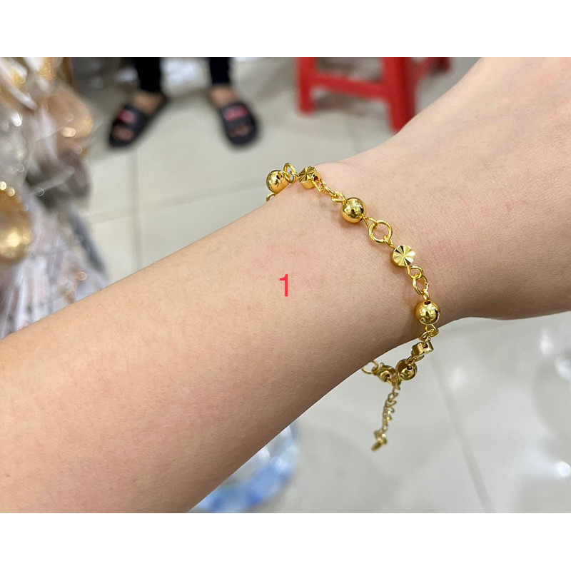 Fifi Fashion Gelang Bola Kombinasi Model Perhiasan G051