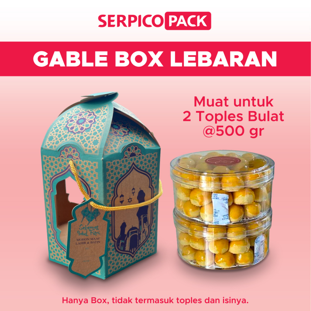 

Box Hampers Lebaran / Gable Box Lebaran/ Box Jinjing Lebaran / Box Idul Fitri / Bingkisan / Parcel / Kotak Hari Raya