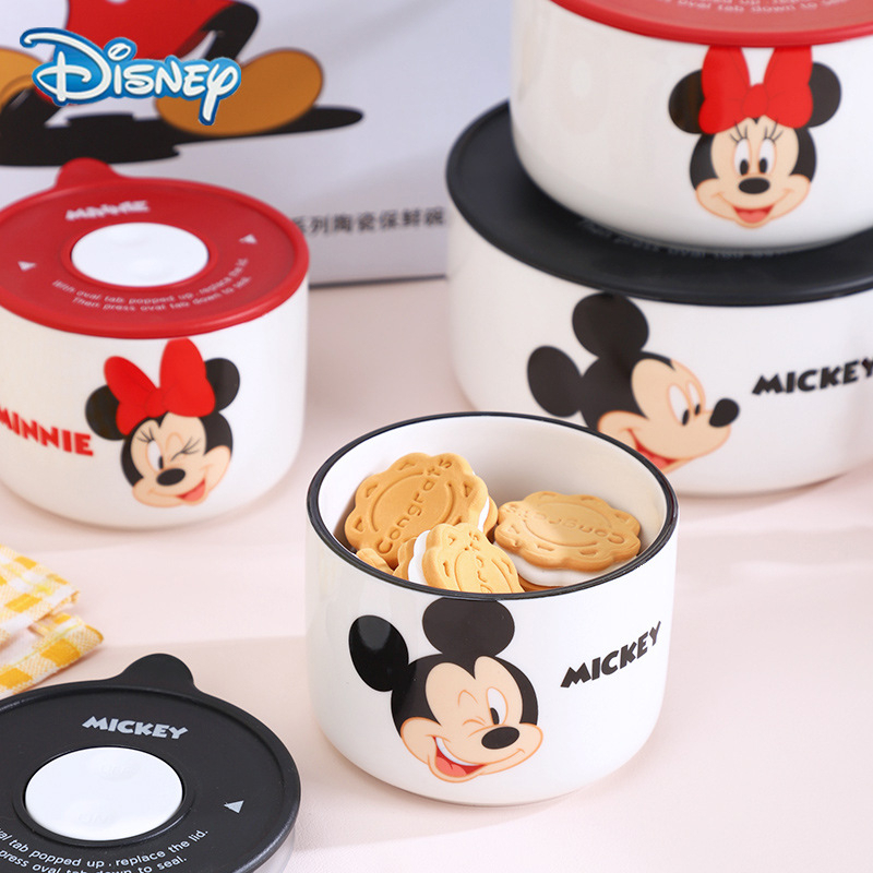 Mangkok nasi Rice Bowl Original bahan keramik Donald Daisy Mickey Minnie Pooh Eeyore Piglet Tigger