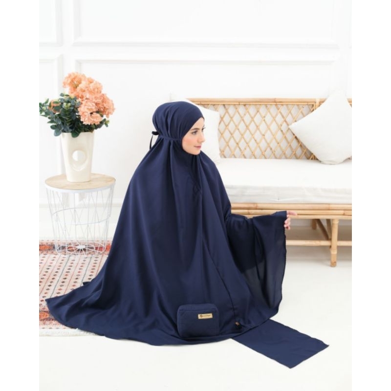 MUKENA HANNA POLOS BY MOSCHA HIJAB