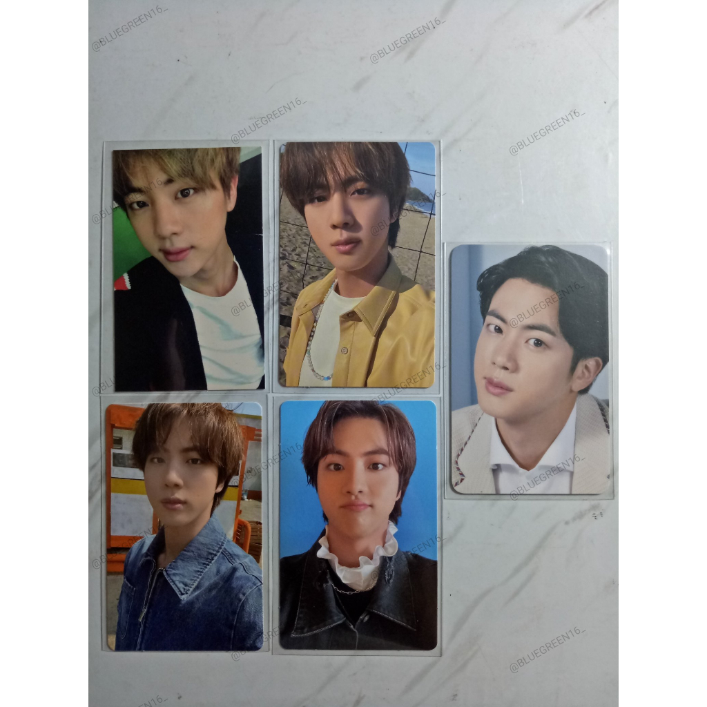 AAB Photocard Official JIN BTS sale (MPC, Photoset, Postcard BTS) PTD Jin, dalmajung, Magic Shop, SW