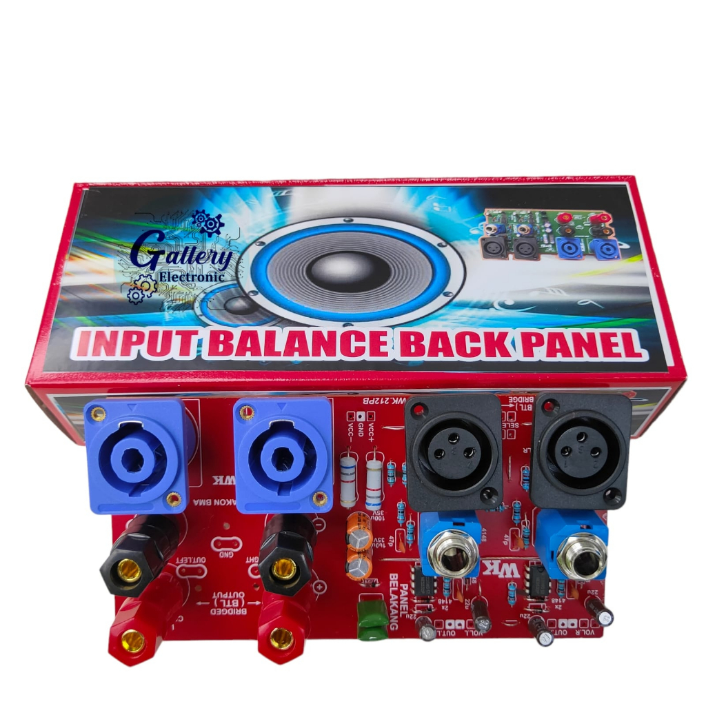 Input Balance / INBAL Panel Belakang Box CA Thunder AXL XTI