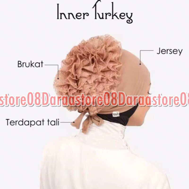 CEPOL JUMBO TURKI. INNER HIJAB BRUKAT. DALEMAN HIJAB PREMIUM.