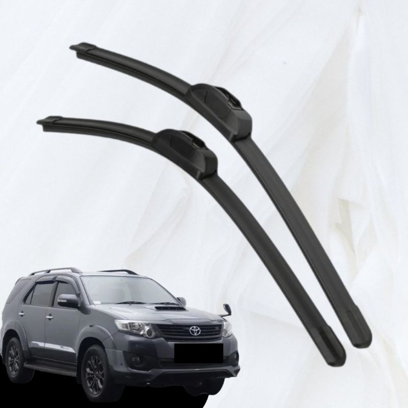 Wiper Frameless Full Karet TOYOTA FORTUNER 2005 - 2015 uk. 20&quot; - 18&quot;