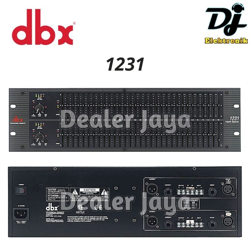 Equalizer/ Equaliser DBX 1231
