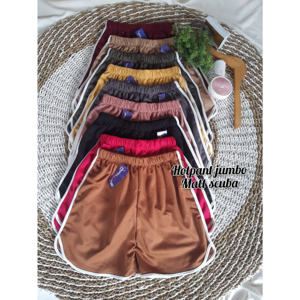 Celana Pendek Korea Wanita Santai Hotpants - Polos