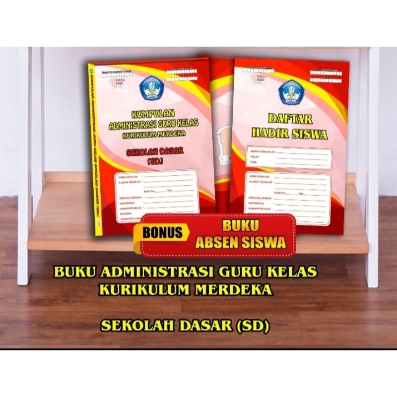 ORI buku administrasi guru kelas kurikulum merdeka untuk SD edisi terbaru
