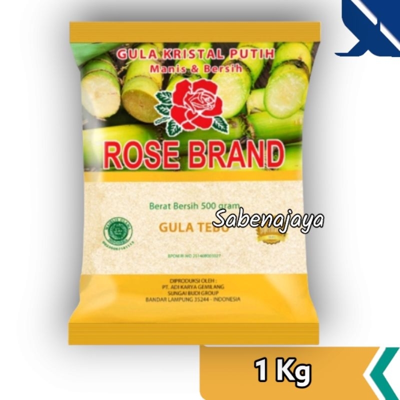 Gula Pasir Rose Brand Kemasan 1 kg