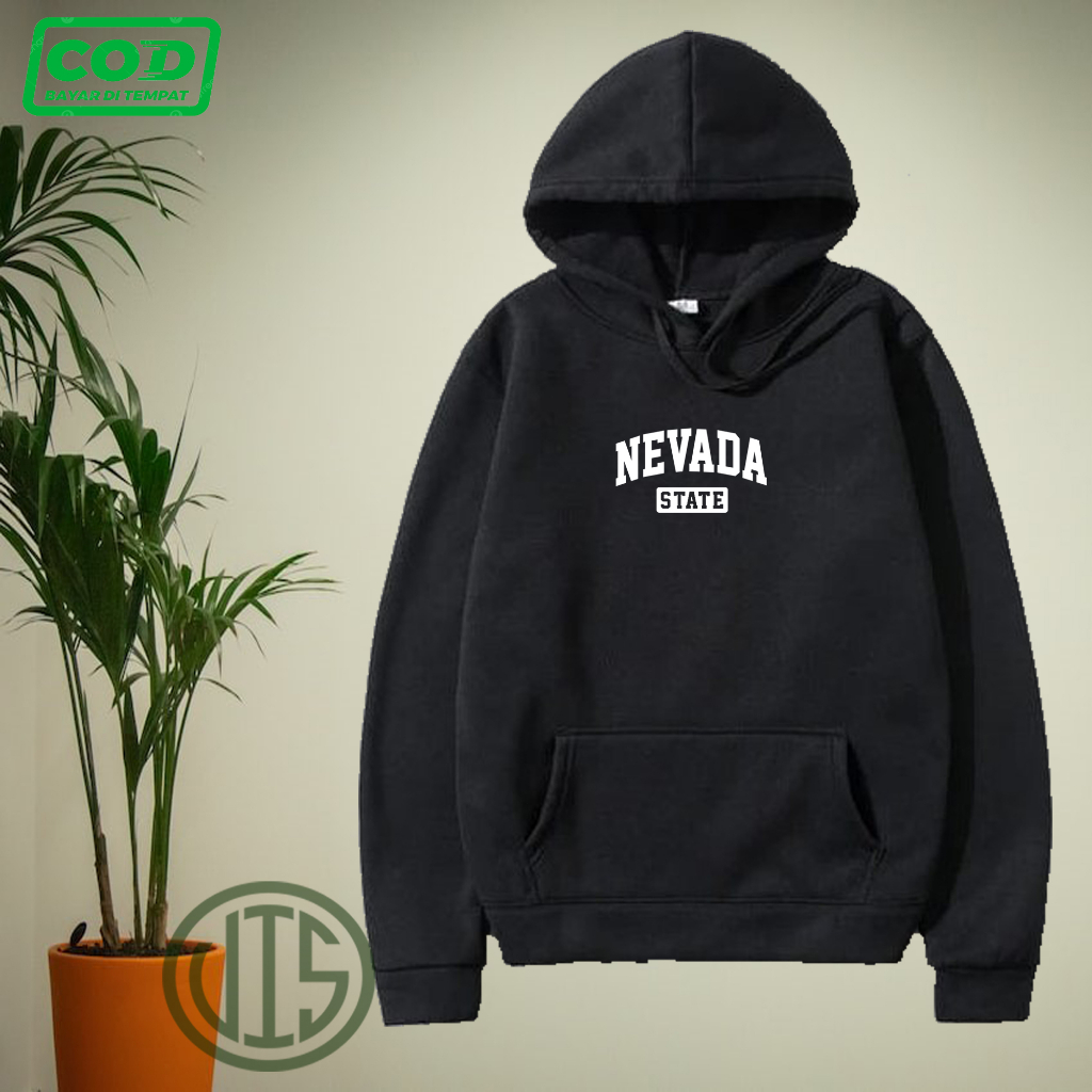 Sweater Hoodie NEVADA 0001 MOTIF PUTIH// Sweatshirt Hoodie Pria/Wanita//Switer  Trendi Masa Kini Sty