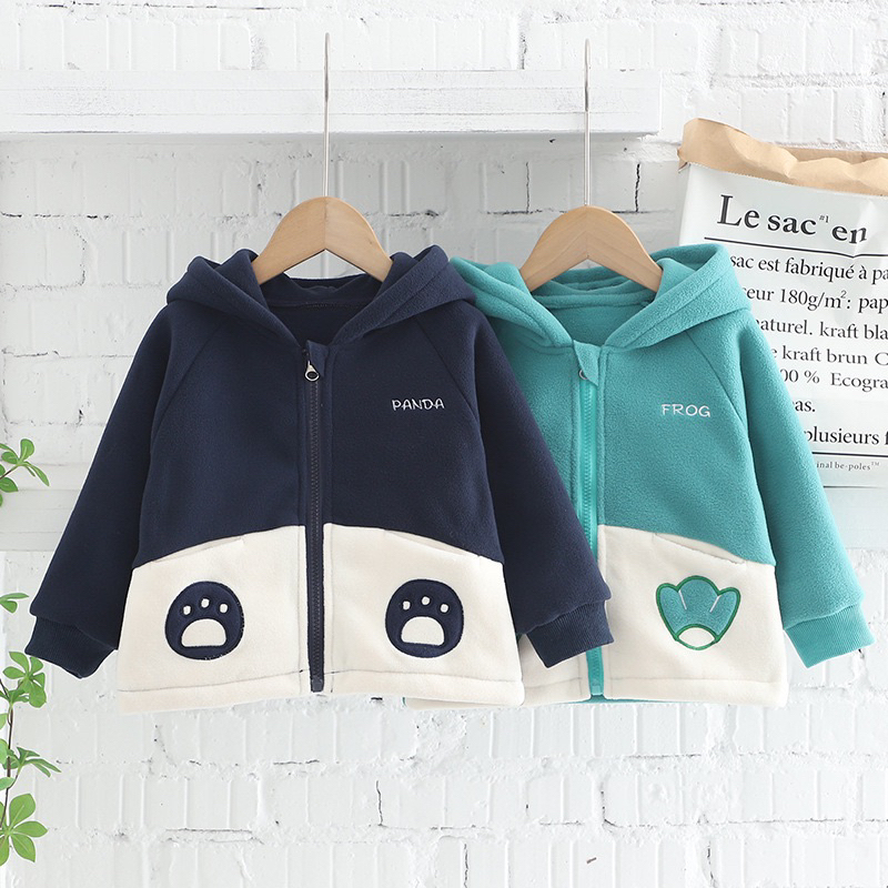 Jaket anak import premium hoodie anak motif PANDA BERUANG jaket dingin anak laki laki hoodie anak perempuan unisex