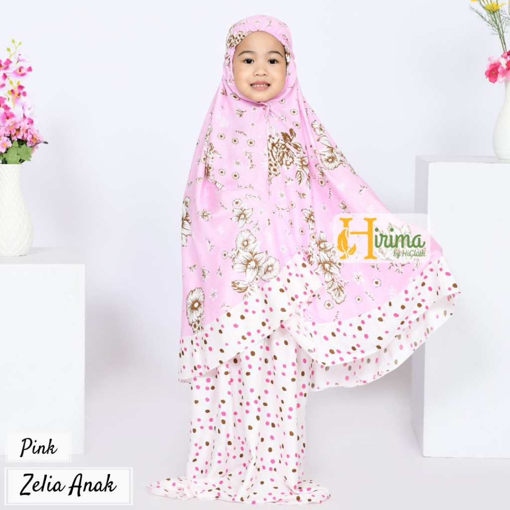 Hicloth Hirima Mukena Jumbo Ibu dan Anak Rayon Adem Mukena Bali Murah