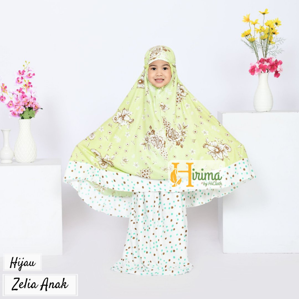 Hicloth Hirima Mukena Jumbo Ibu dan Anak Rayon Adem Mukena Bali Murah