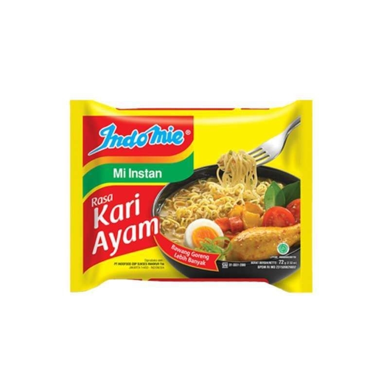 

Indomie Kari Ayam Mie Kuah Instant Rasa Kari Ayam