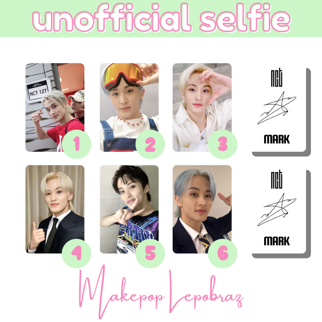 [PART 1A] [MIN. 3 PC] NCT WAYV UNOFFICIAL SELFIE - BOYFRIENDABLE TAEYONG TAEIL HENDERY KUN MARK RENJUN