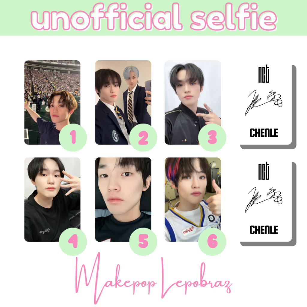 [PART 3A] [MIN. 3 PC]  NCT WAYV UNOFFICIAL SELFIE - BOYFRIENDABLE DOYOUNG JENO XIAOJUN CHENLE JISUNG YANGYANG