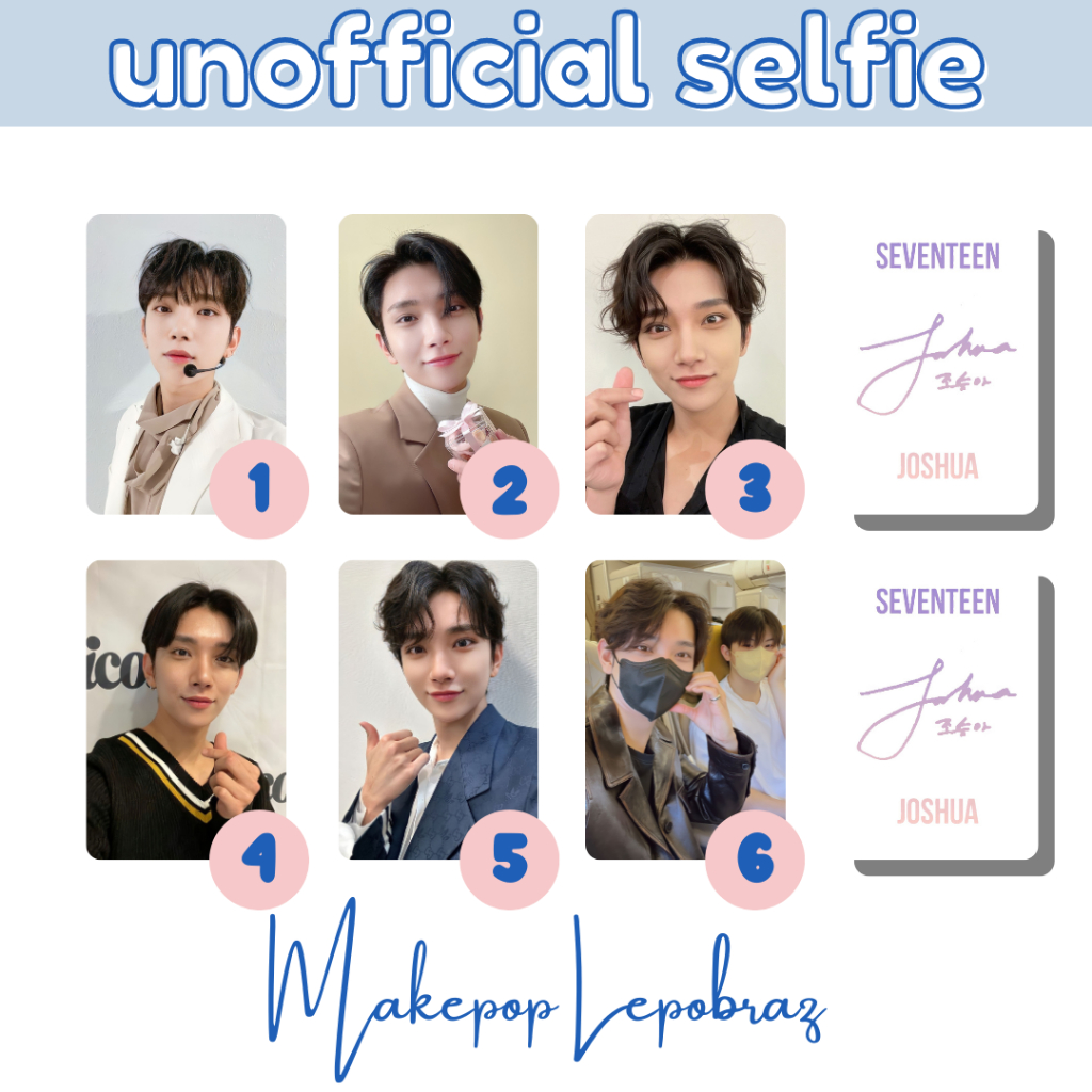 [PART 1] [MIN. 3 PC] SEVENTN SELFIE - BOYFRIENDABLE DINO DK HOSHI JEONGHAN JOSHUA JUN