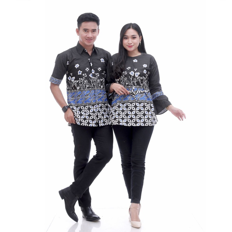 BAJU BATIK WANITA MODERN MONALISA GENES M,L,XL asli PEKALONGAN