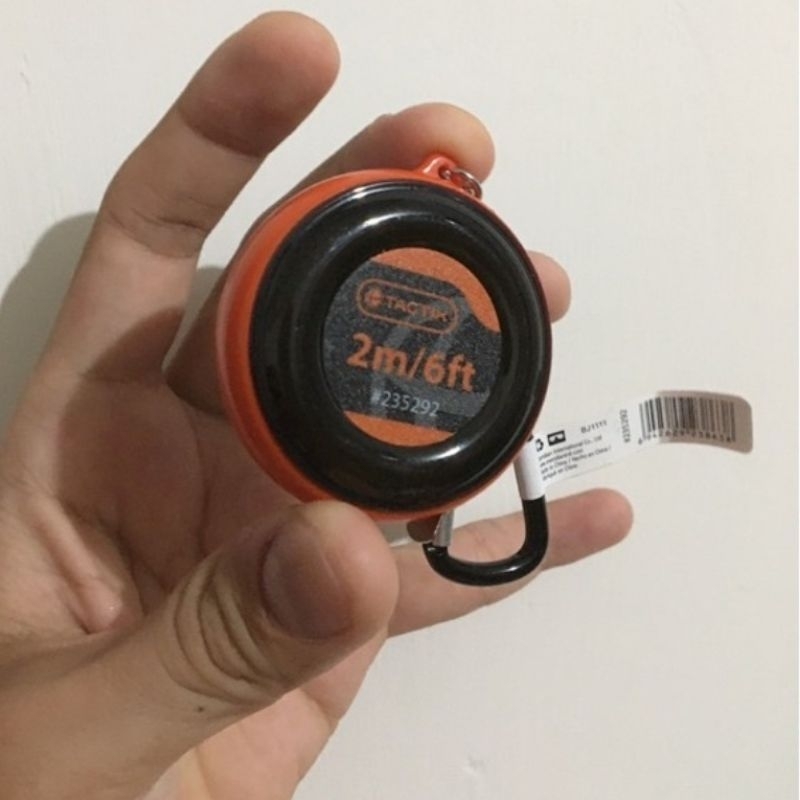 Tactix Meteran 2 Mtr  Meteran Mini Meteran Portable - Oranye
