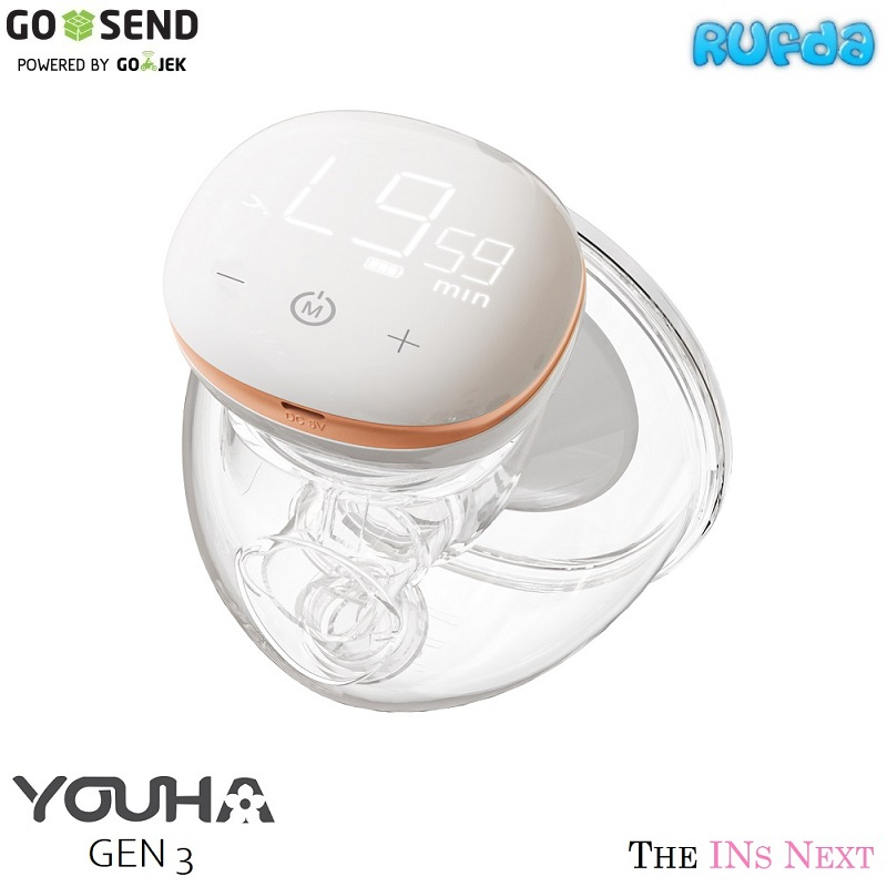 Youha Gen 3 Wearable Breastpump The Ins Next Pompa ASI Elektrik Handsfree