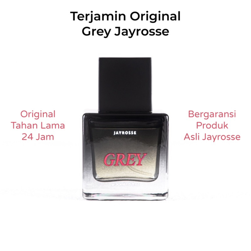 PROMO Jayrosse Perfume - Grey | Parfum Wangi Tahan Lama 24 JAM