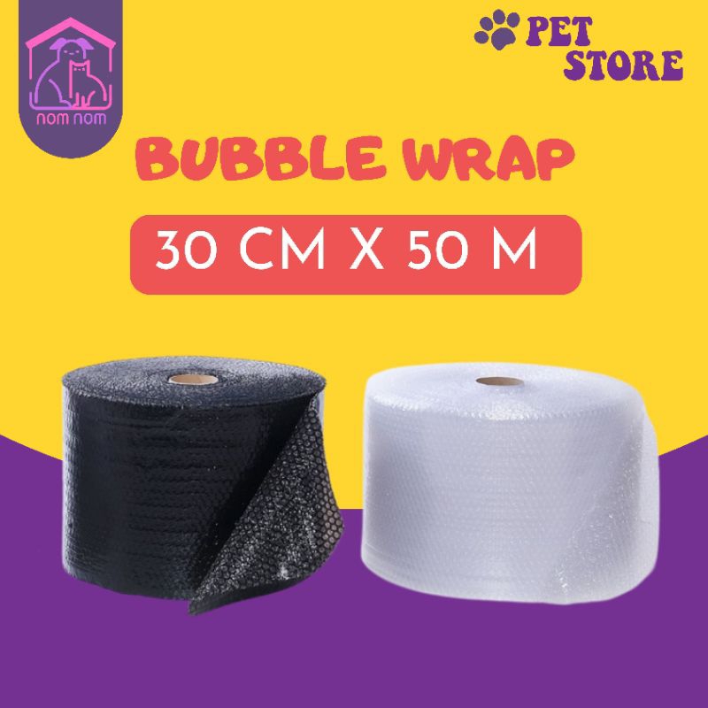 

BUBBLE WRAP ROLL 30CMX50M BENING HITAM