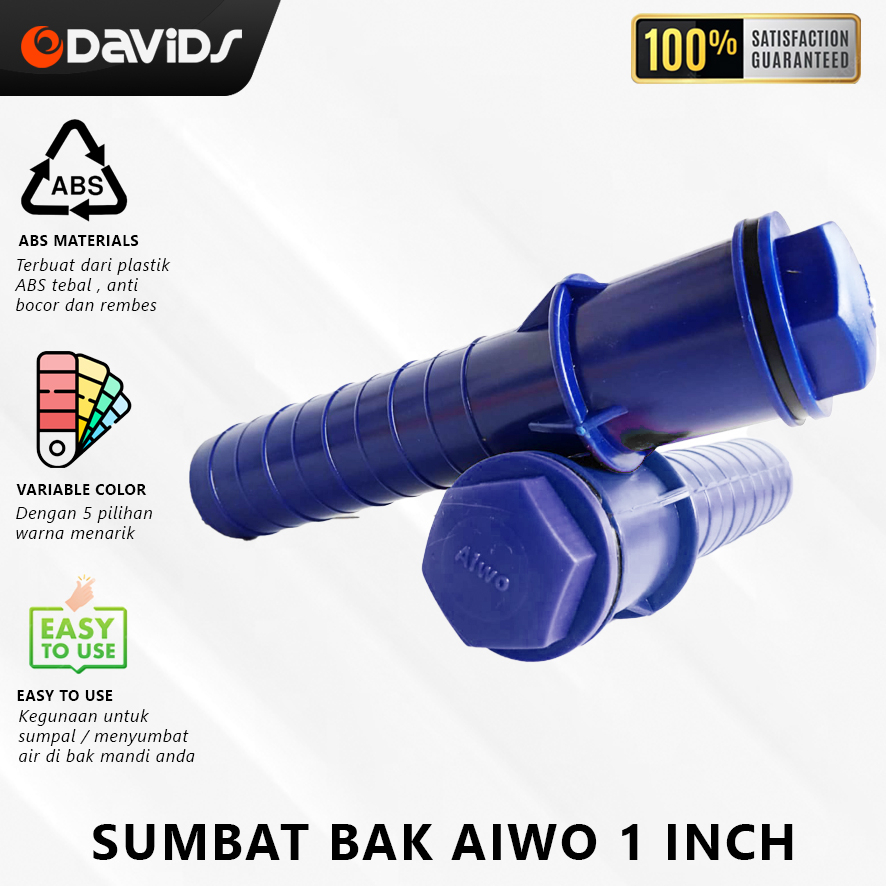 Sumpel Bak Mandi Sumbat Plastik Aiwo 1Inch