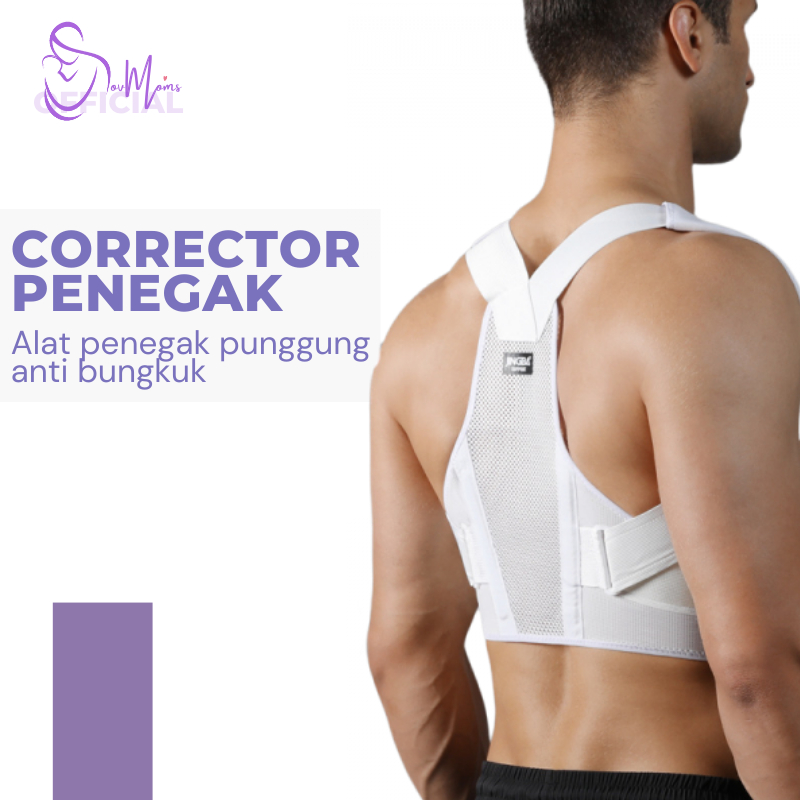 Alat Terapi Penegak Penyangga Penyanggah Pelurus Punggung Bungkuk Back Posture Corrector Terapi Kesehatan Korektor Posture Ikat Penahan Punggung Bungkuk Skoliosis  CORRECTOR JINGBA New Original Premium