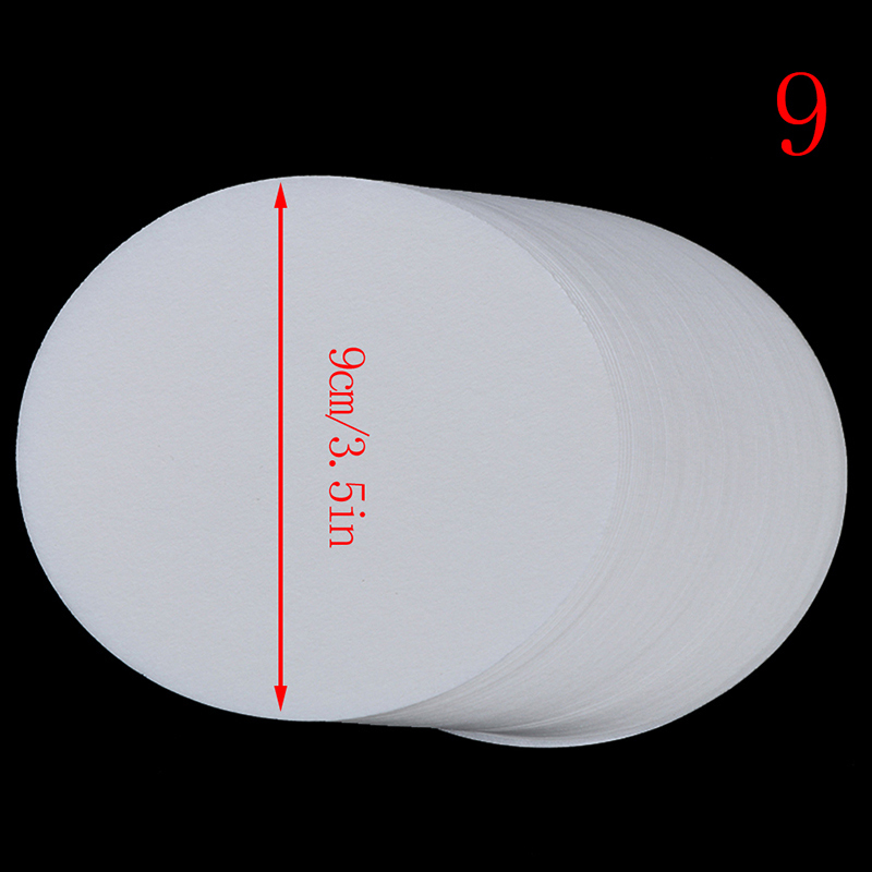 【100pcs】Laboratory Fine Filter Paper/Kertas Saring Laboratorium/Kertas Saring Kualitatif